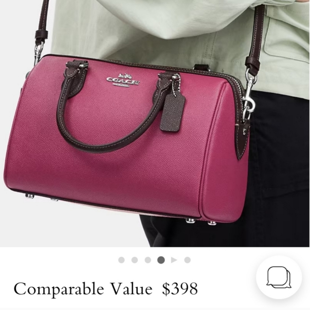New! Rowan Satchel In Raspberry Pink (Last One!) ๐ - Picture 6 of 6